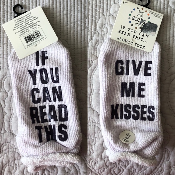 Accessories - 4/$15 NWT Fuzzy Slipper Slouch Socks